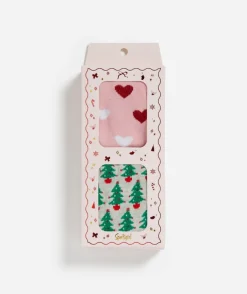2 PACK FESTIVE SOCKS