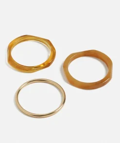 ACRYLIC & GOLD BANGLE PACK