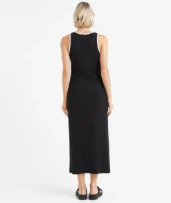 ADALINE BLANKET STITCH DRESS