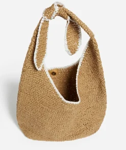 ADALINE NATURAL STRAW TOTE BAG