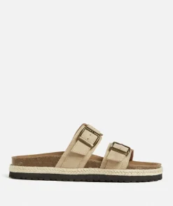 ALLY BUCKLE SLIDE - STONE