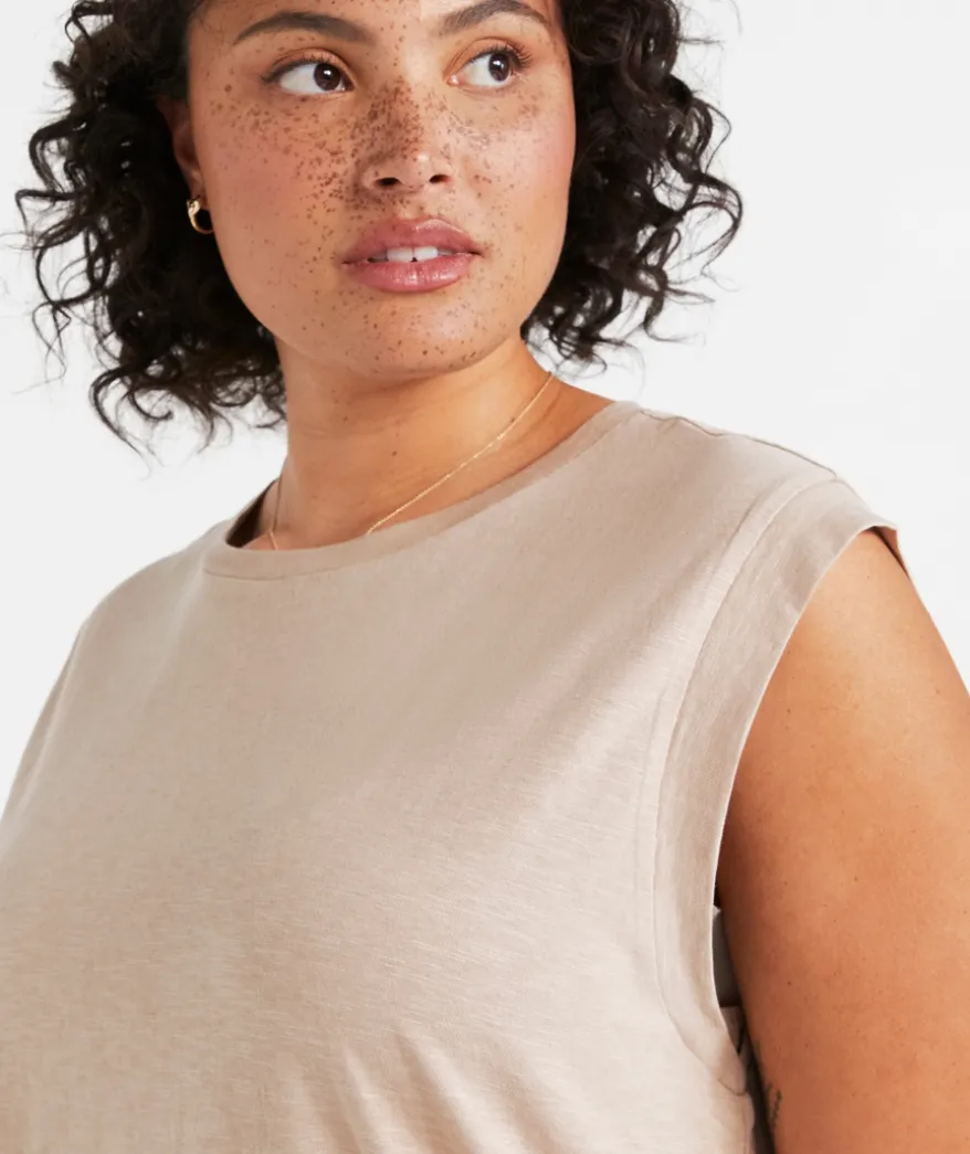 AUSTRALIAN COTTON SLUB MUSCLE TANK