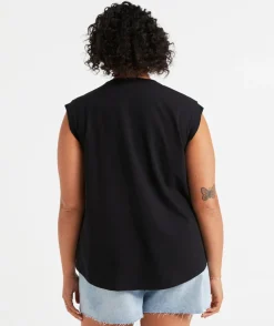 AUSTRALIAN COTTON SLUB MUSCLE TANK