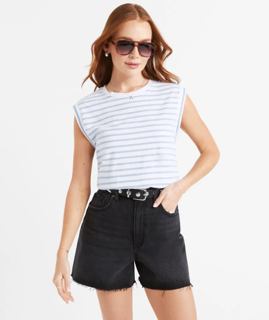 AUSTRALIAN COTTON SLUB MUSCLE TANK