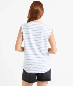 AUSTRALIAN COTTON SLUB MUSCLE TANK