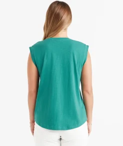 AUSTRALIAN COTTON SLUB MUSCLE TANK