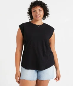 AUSTRALIAN COTTON SLUB MUSCLE TANK