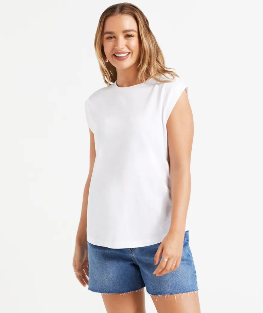 AUSTRALIAN COTTON SLUB MUSCLE TANK