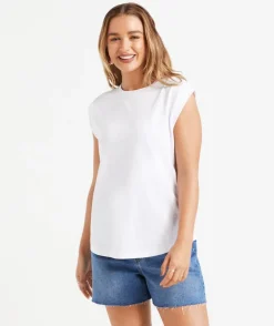 AUSTRALIAN COTTON SLUB MUSCLE TANK
