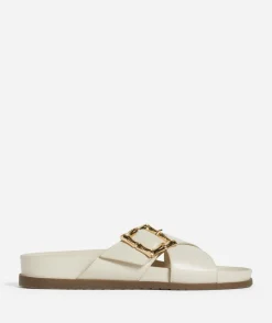 BAILEY BUCKLE ECRU SANDAL