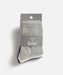 BASIC THREE QUARTER SOCKS- NEUTRALS 3 PACK