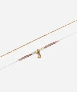 BEADED ALPHABET NECKLACE