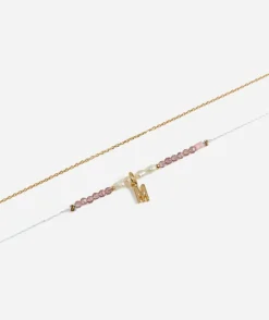 BEADED ALPHABET NECKLACE