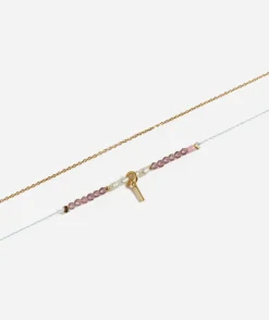 BEADED ALPHABET NECKLACE