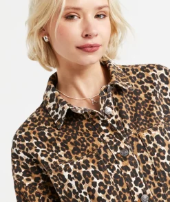 BEAU PRINTED DENIM JACKET