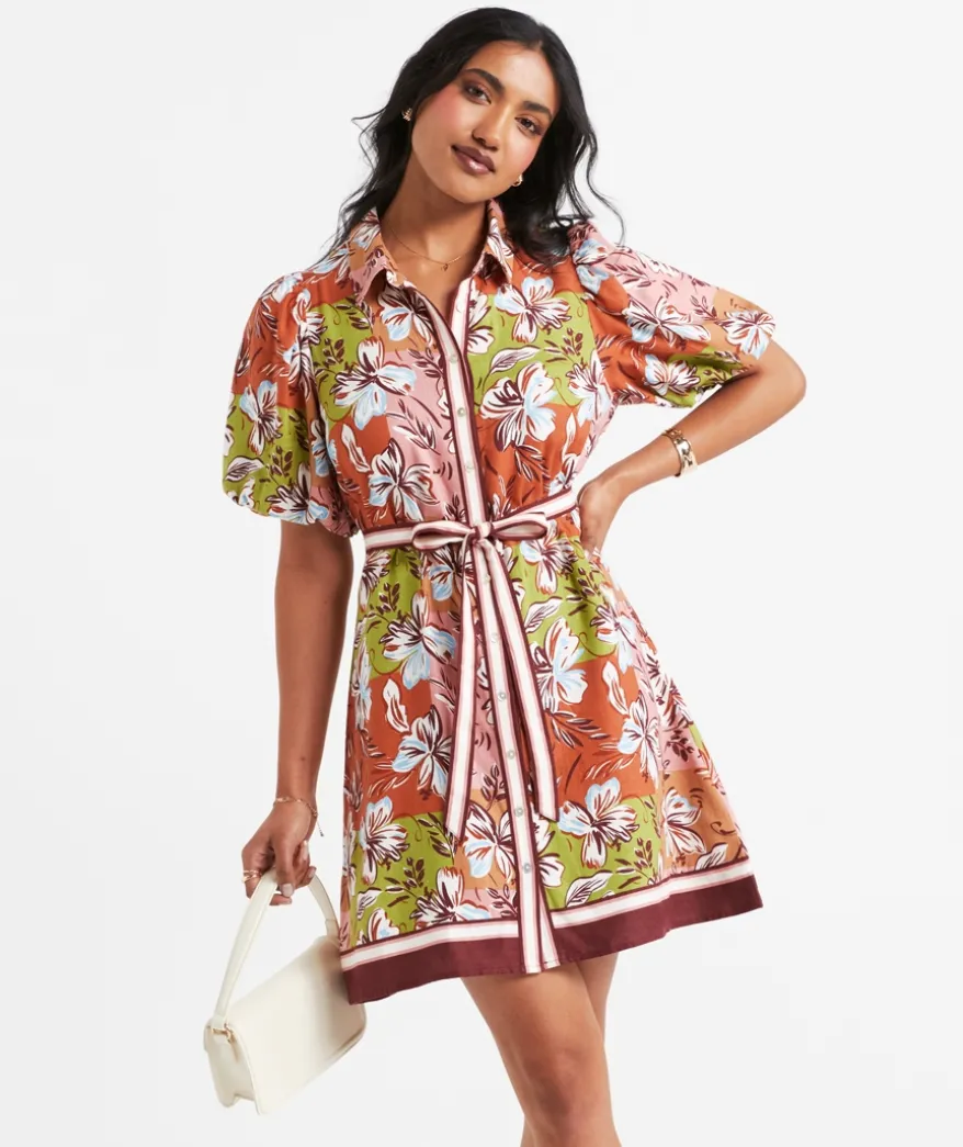 BELLA BUTTON DOWN DRESS