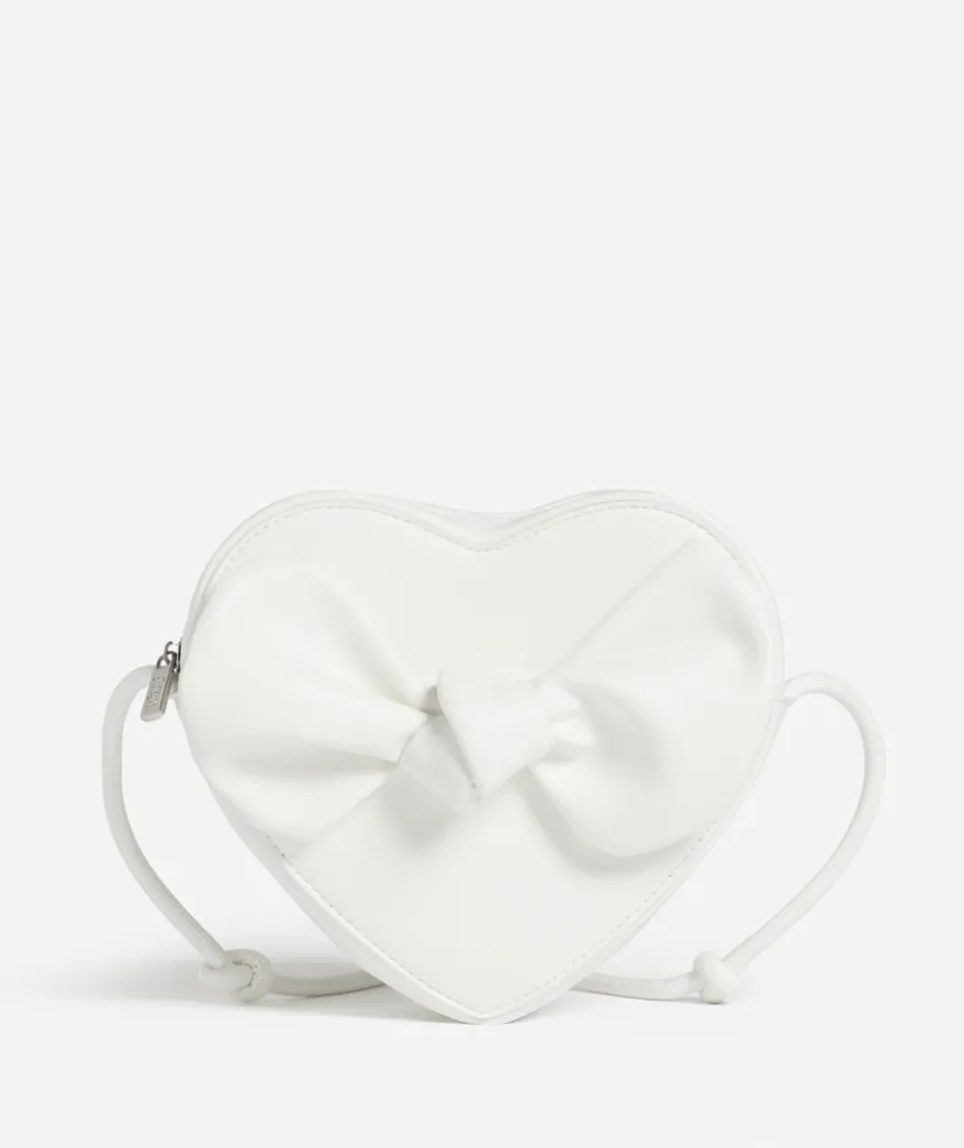 BOW HEART CROSSBODY BAG