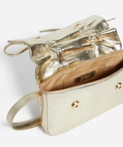 BOW RUCHED SHOULDER BAG