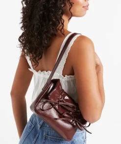 BOW RUCHED SHOULDER BAG
