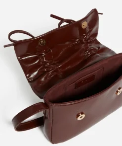 BOW RUCHED SHOULDER BAG