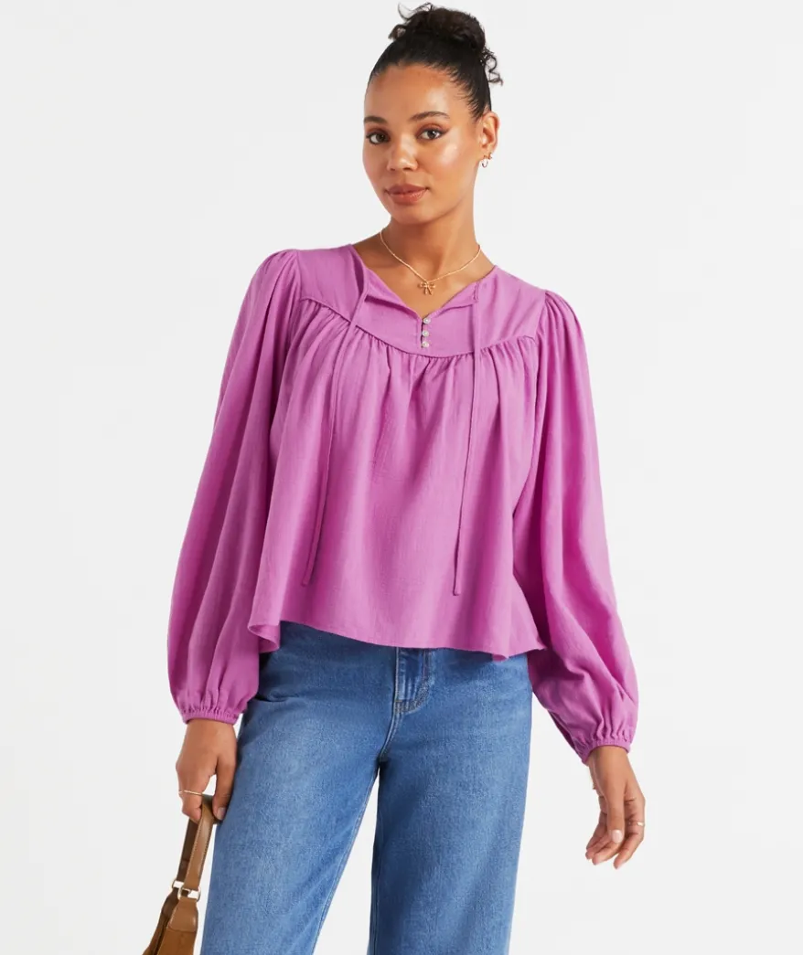 BRIAR TEXTURED BLOUSE