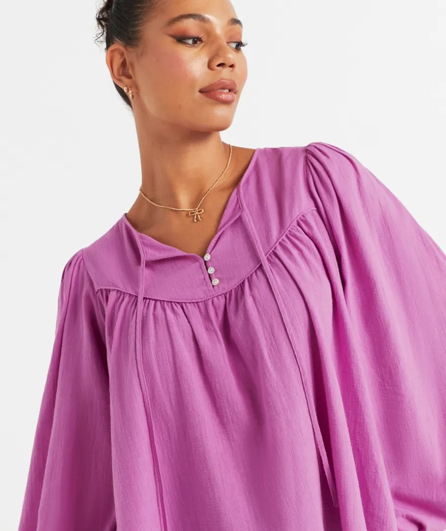 BRIAR TEXTURED BLOUSE