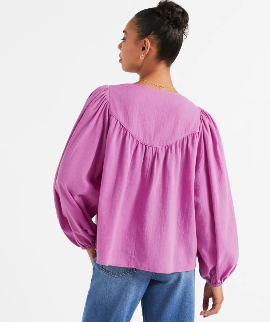 BRIAR TEXTURED BLOUSE