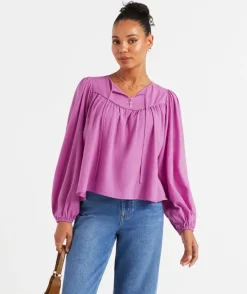 BRIAR TEXTURED BLOUSE