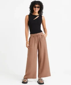 BRONWYN COTTON MUSLIN PANT