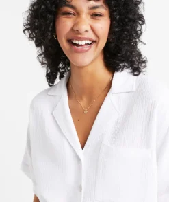 BRONWYN COTTON MUSLIN SHIRT