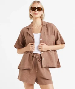 BRONWYN COTTON MUSLIN SHIRT