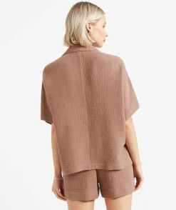 BRONWYN COTTON MUSLIN SHIRT