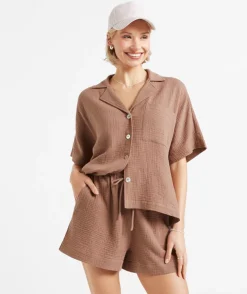 BRONWYN COTTON MUSLIN SHORT