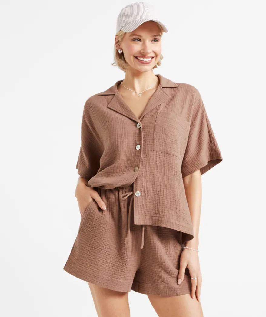 BRONWYN COTTON MUSLIN SHORT