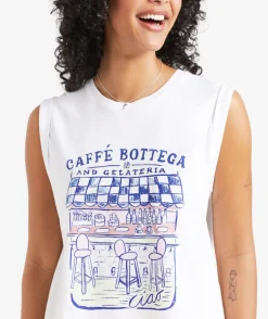 CAFFE BOTTEGA GRAPHIC SLUB TANK