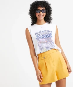 CAFFE BOTTEGA GRAPHIC SLUB TANK
