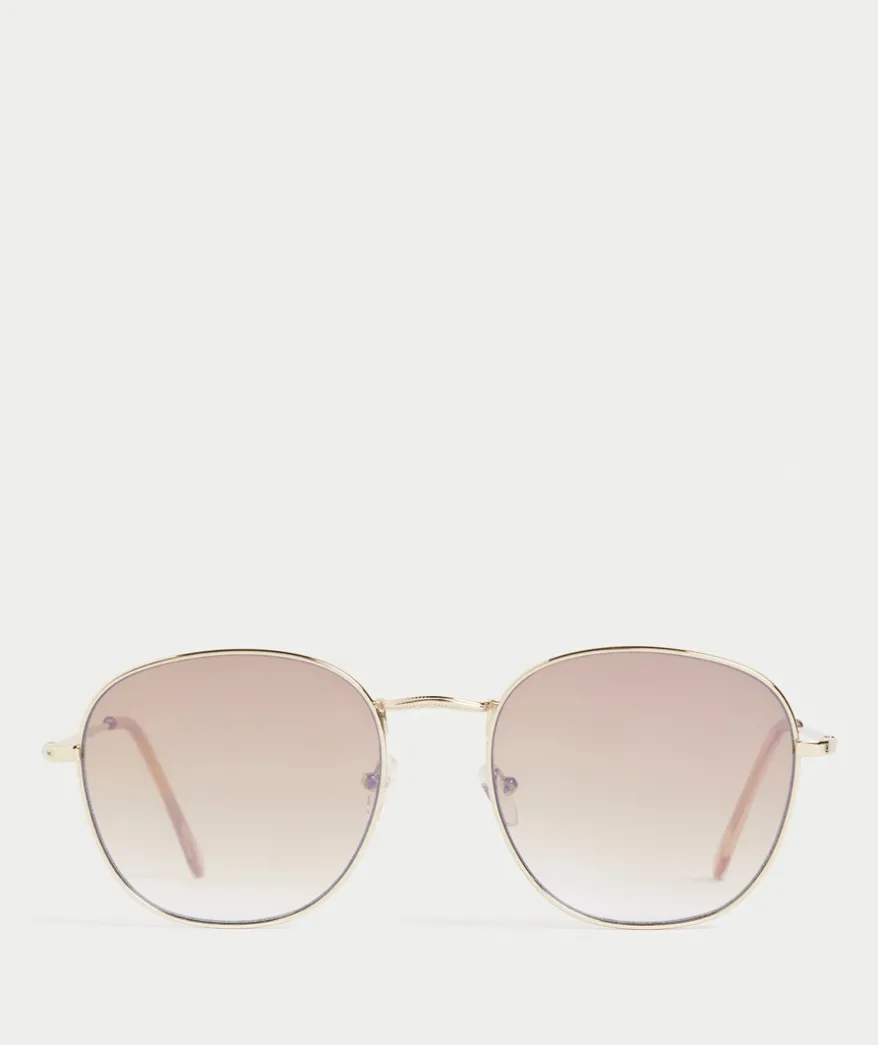 CELESTE AMBER/GOLD SUNGLASSES