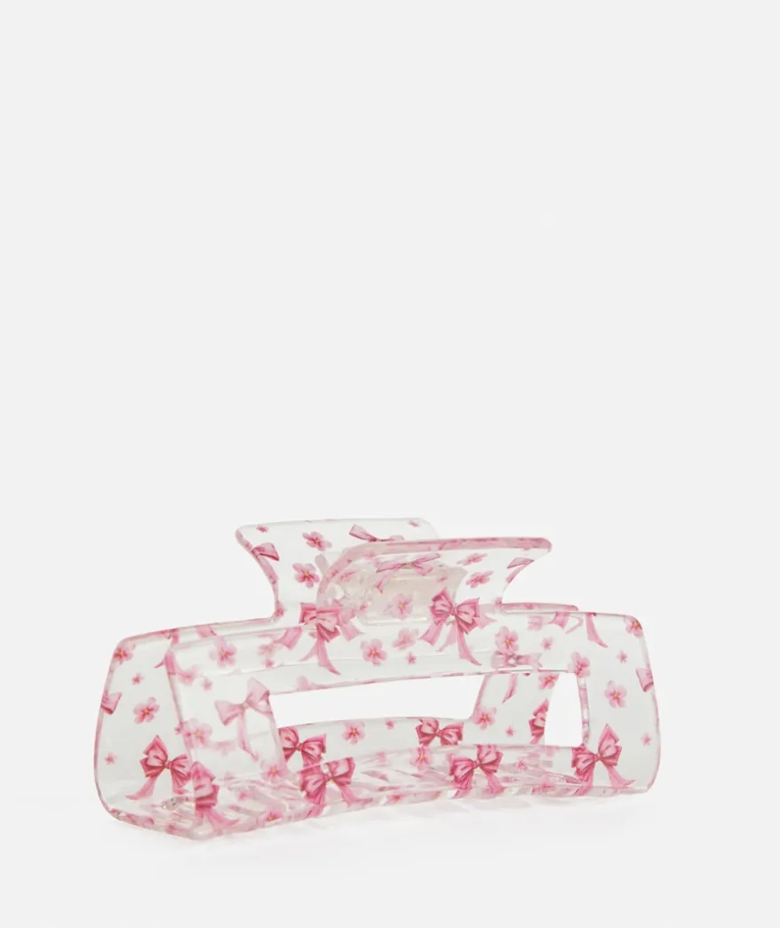 CLEAR BOW RECTANGLE CLAW