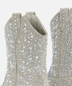 COREY RHINESTONE WESTERN BOOT - MULTI