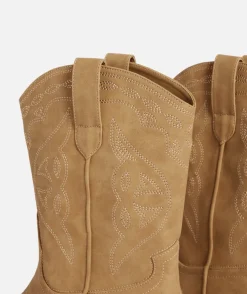 COREY WESTERN COWGIRL BOOT - TAN
