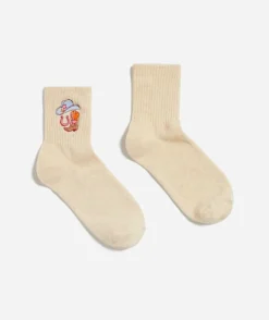 COWGIRL EMBRIODERED THREE QUARTER SOCK