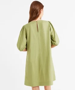 DEMI LINEN BLEND MINI DRESS