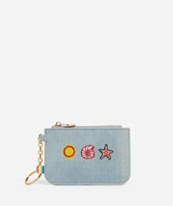 DENIM POUCH KEY CHARM