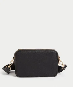 DILLON BLACK CAMERA CROSSBODY BAG