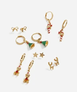 FESTIVE HUGGIE AND STUD EARRING PACK