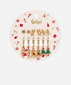 FESTIVE HUGGIE AND STUD EARRING PACK