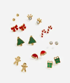 FESTIVE STUD EARRING PACK