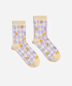 FLOWER DIAMOND SOCK