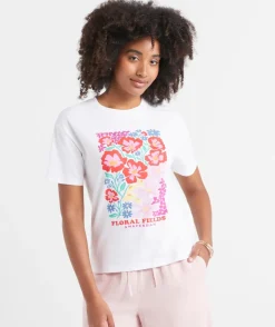 FLOWER FIELDS REGULAR GRAPHIC TSHIRT