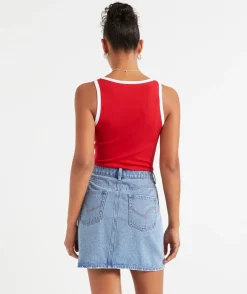 GEM DENIM MINI SKIRT